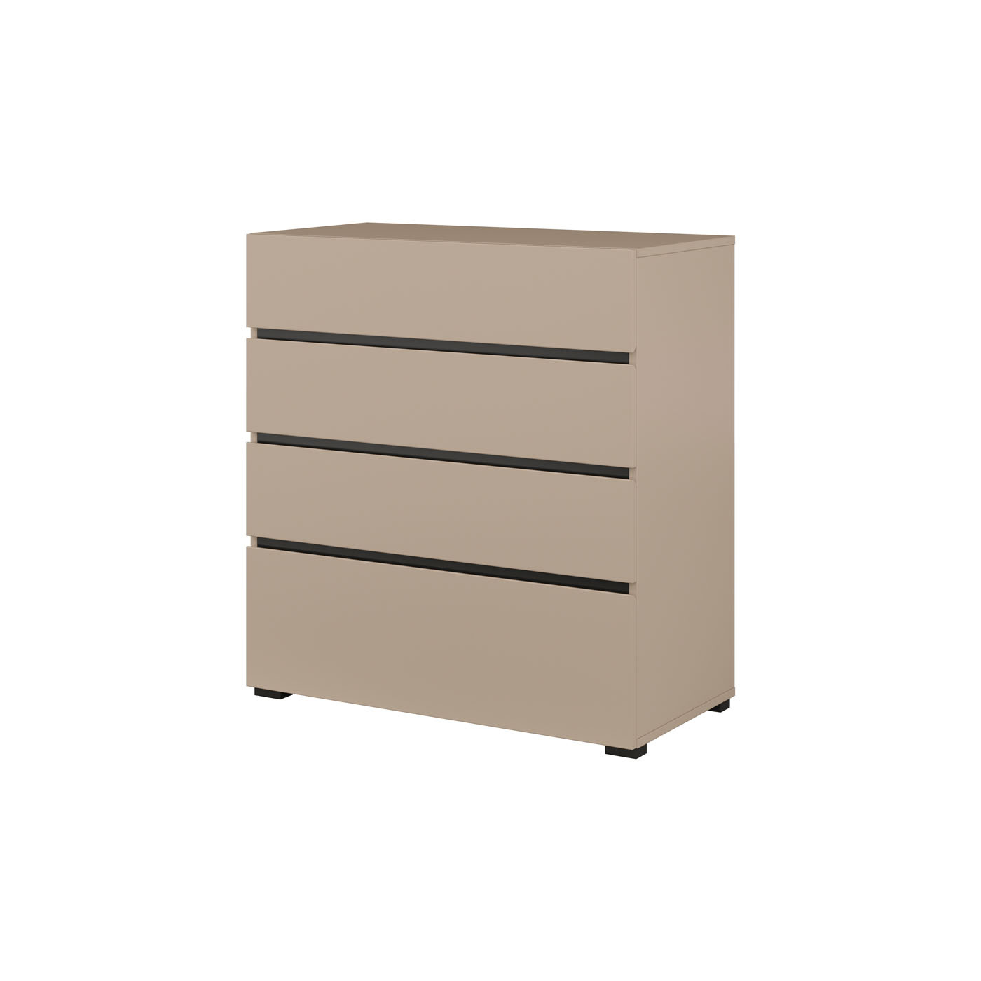 OP=OP Ladekast Crotone - Taupe - 4 Lades