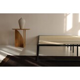 2dekans Bedframe Metaal 90 x 200 Zwart | Verpakking beschadigd