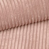 2dekans Opberg Slaapbank Ribstof Roze Karlo | Loungekussens ontbreken + Loungegedeelte kleurverschil - Copy