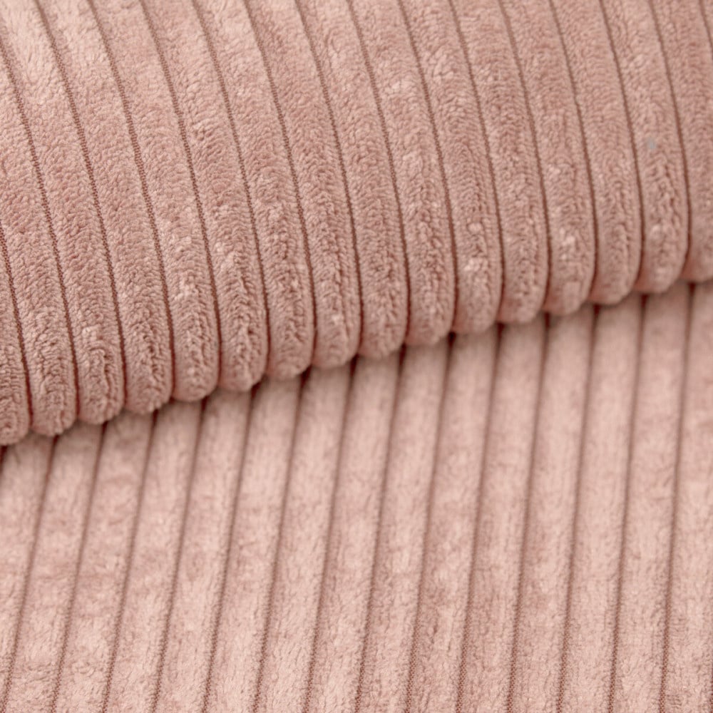 2dekans Opberg Slaapbank Ribstof Roze Karlo | Loungekussens ontbreken + Loungegedeelte kleurverschil - Copy