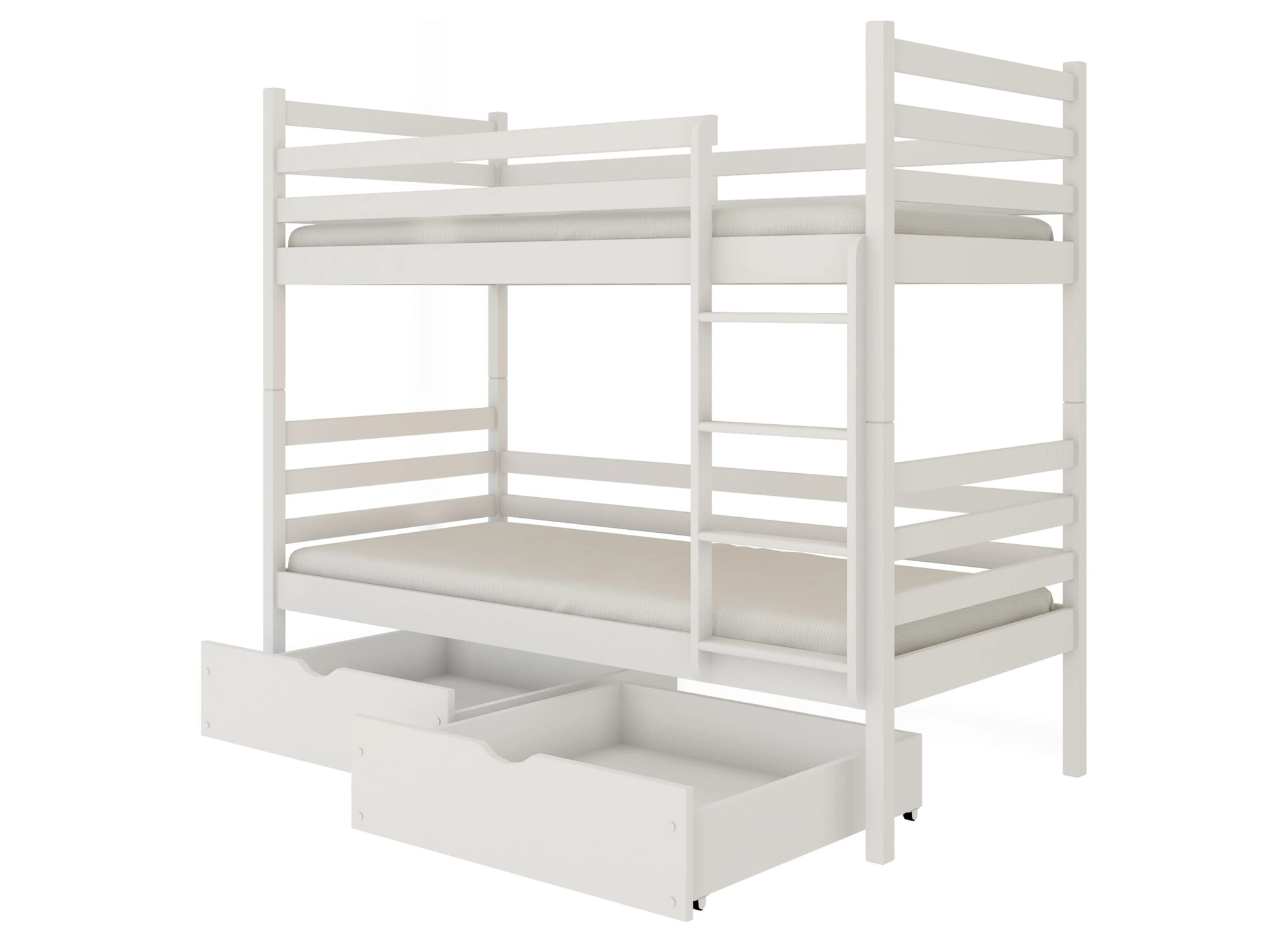 OP=OP Stapelbed met Lade 90 x 200 Wit | Nino