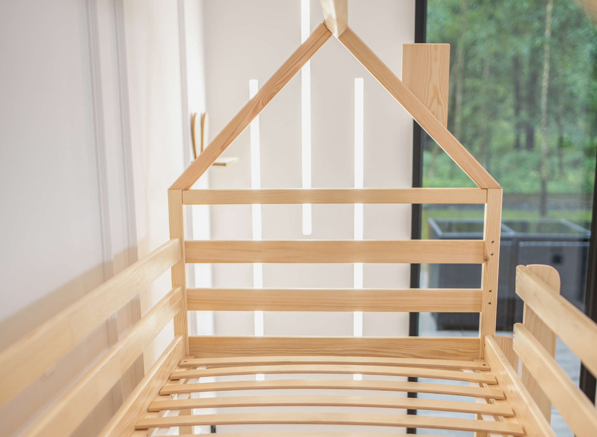 2dekans Stapelbed met Glijbaan 80 x 180 Naturel + GRATIS matrassen | Pleun | Schade onbekend