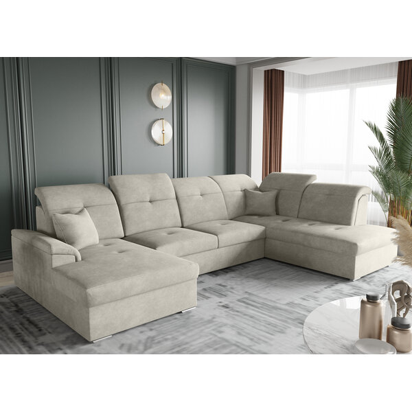 U-bank Bonaire Slaapbank met opbergruimte - 4-zits