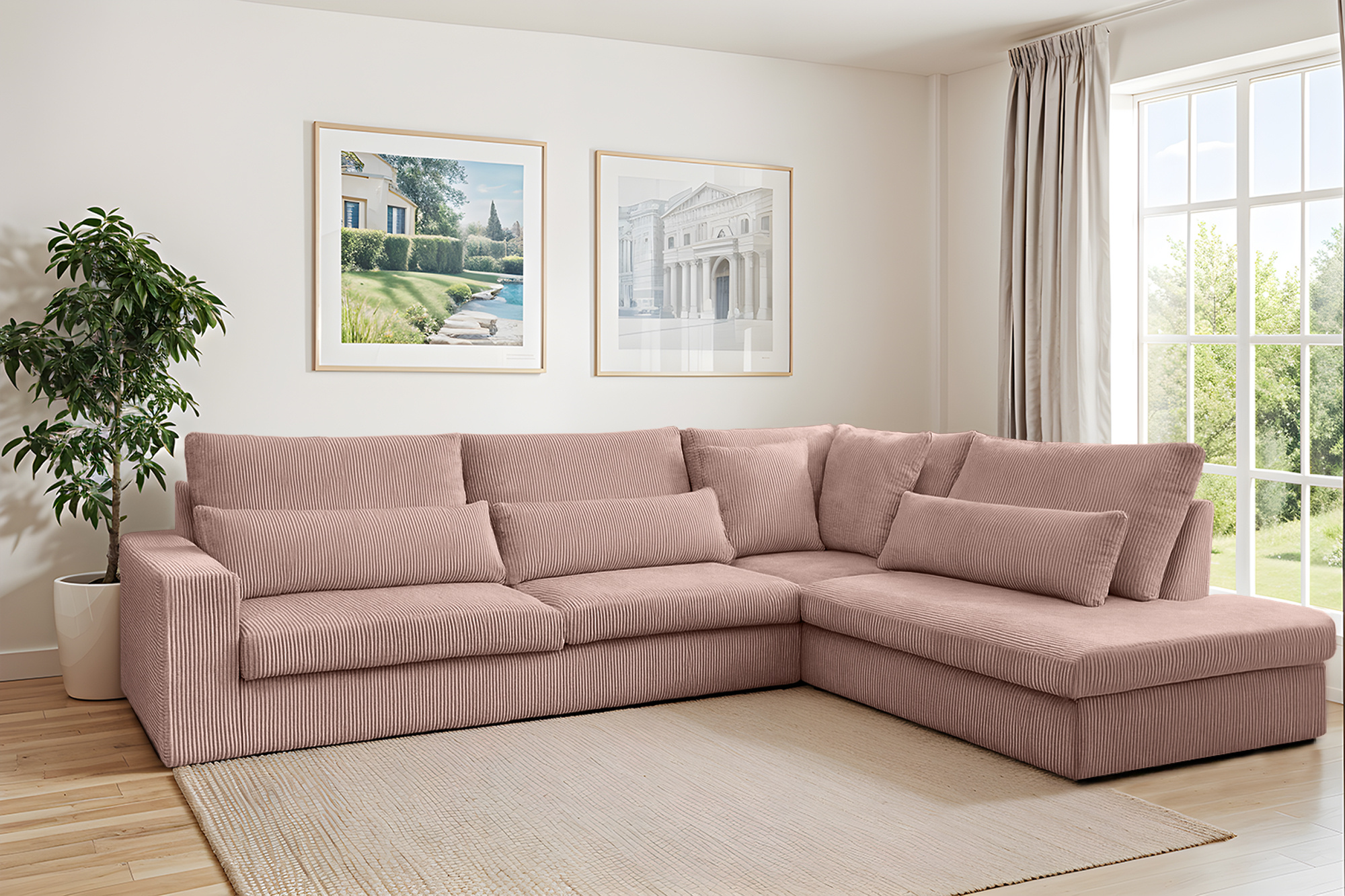 Hoekbank Santos | Stijlvolle comfort Hoekbank