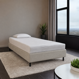 ACTIEDEAL Boxspring Student 120 x 200 - Naturel/Beige | Zonder Hoofdbord