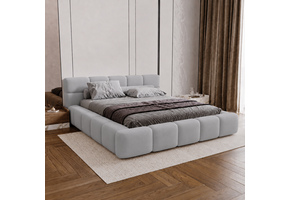 ACTIEDEAL Opbergbed 180 x 200 - Skai Grijs | Zonder Matras