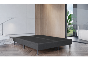 ACTIEDEAL Boxspring boxen 180 x 220 - Stof Antraciet | Harde boxen 20 cm