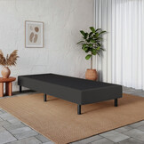 ACTIEDEAL Boxspring Box 90 x 190 - Stof Antraciet | 20 cm Hard Comfort Box
