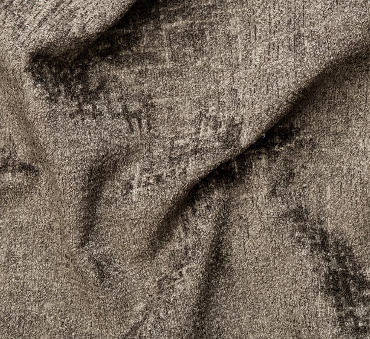 ACTIE Loungebank Santos - Chenille Taupe | 3 Zits - Rechtse uitvoering