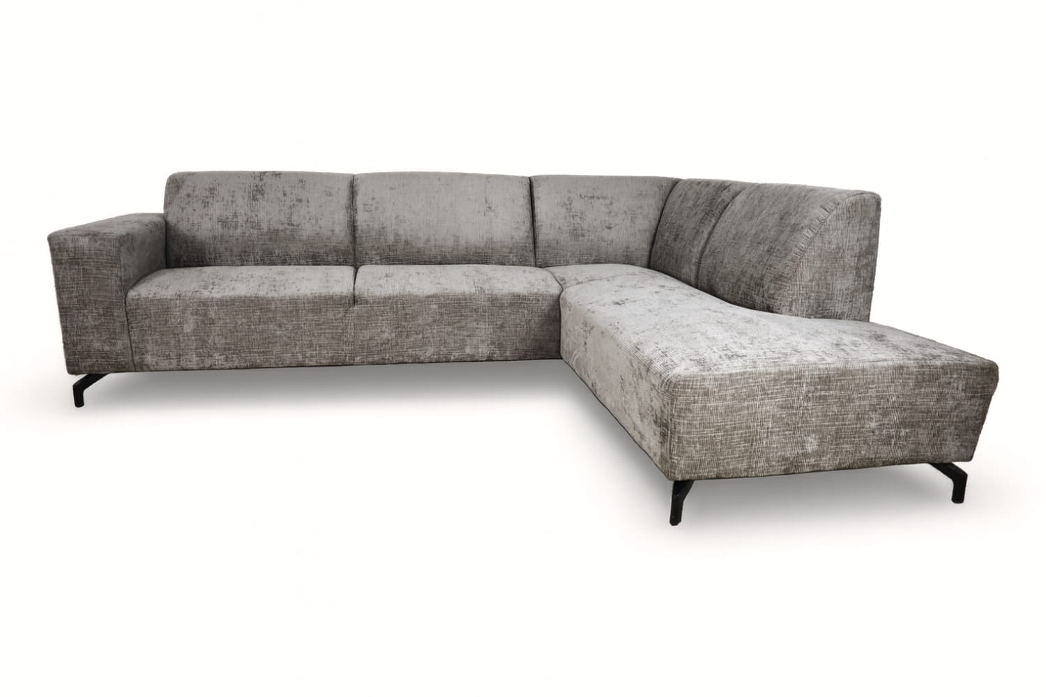 ACTIEDEAL Hoekbank Mara | Rechts | Stof Grijs