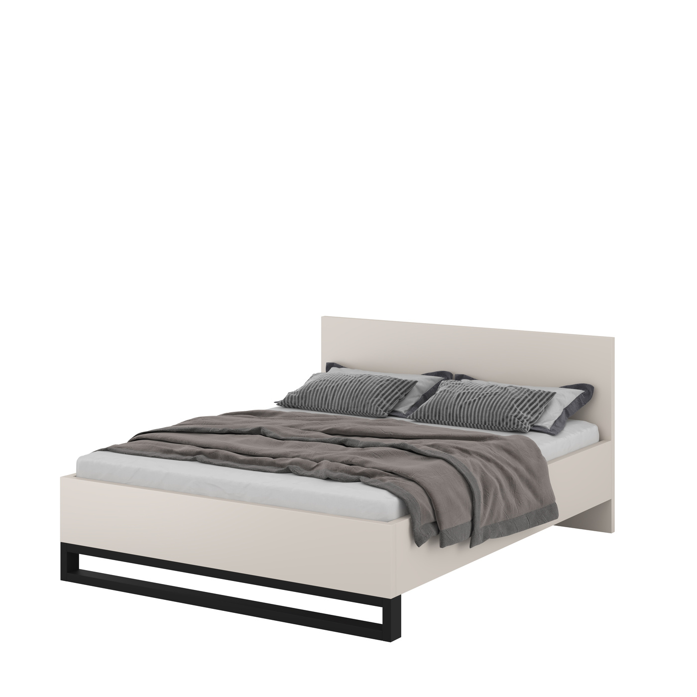 Houten Bed Halmstad - Beige - Bedframe