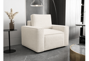 ACTIEDEAL Fauteuil Pom | Ribstof Creme