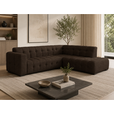 ACTIEDEAL L-Hoekbank Sara | Velvet Bruin