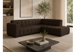 ACTIEDEAL L-Hoekbank Sara | Velvet Bruin