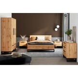 ACTIE Houten Bed Imola - 160 x 200 - Wotan Eiken | Zonder Matras