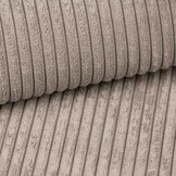 ACTIEDEAL U-bank Ribstof Beige - Slaapbank met opbergruimte - Pim