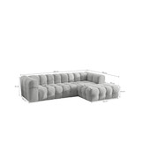 ACTIEDEAL Hoebank Belfast | Naturel/Beige | L-hoekbank Rechts