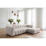 ACTIEDEAL Hoebank Belfast | Naturel/Beige | L-hoekbank Rechts