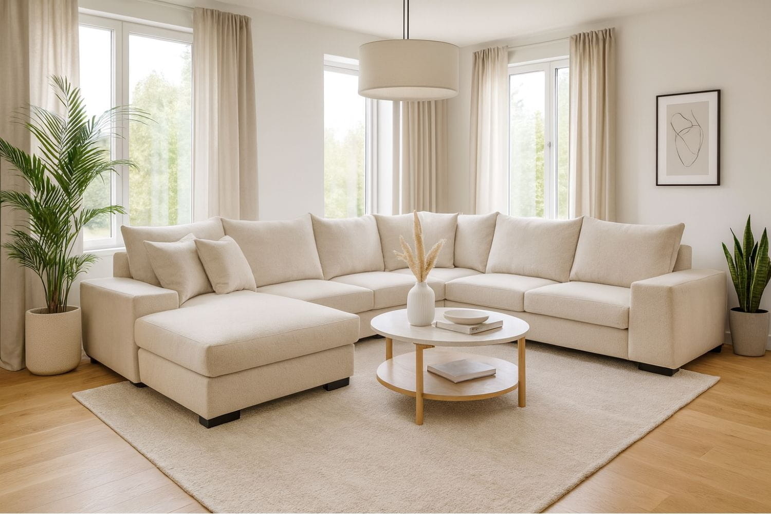 ACTIEDEAL U-bank Georgia | Velvet Beige | Rechts