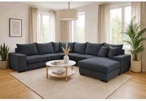 ACTIEDEAL U-bank Georgia | Velvet Antraciet | Links