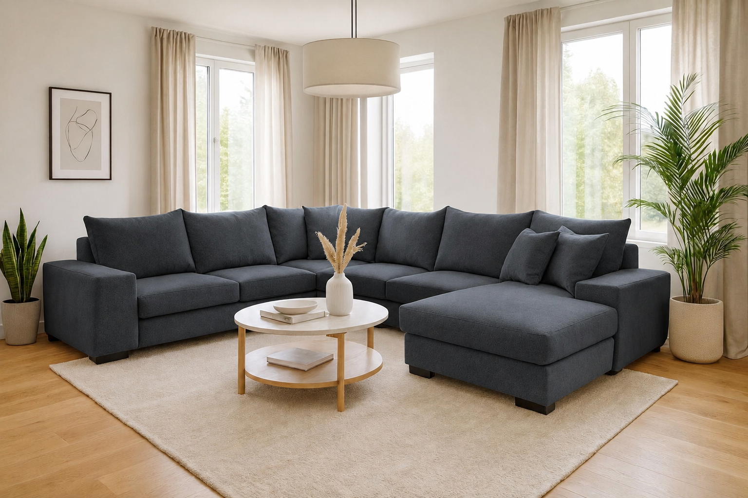 ACTIEDEAL U-bank Georgia | Velvet Antraciet | Links