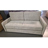 SHOWROOMMODEL Slaapbank 3-zits Chenille Grijs - Uitklapbare Sofa - Singapore (Stevig opnieuw verpakking / Kans op Gebruikssporen)