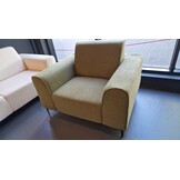 SHOWROOMMODEL Fauteuil Teddystof Groen - Comfortabele Zitstoel - Dallas (Stevig opnieuw verpakking / Kans op Gebruikssporen)