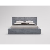 ACTIE Opbergbed 180 x 200 - Velvet Taupe | Kaila - Zonder Matras + Metaal incl. gasdrukveren