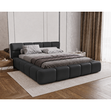 ACTIE Opbergbed 180 x 200 - Skaileer Antraciet | Coco - Zonder Matras + Hout incl. mechanische veren