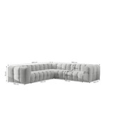 ACTIEDEAL Hoebank Belfast | Naturel/Beige | 6-persoons