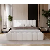 ACTIEDEAL Opbergbed 200 x 200 - Velvet Creme | Incl. Pocket Hybride Matras + Gasdrukveren