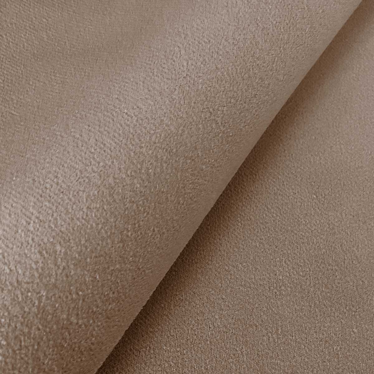 RETOURDEAL U-bank Velvet Beige - Slaapbank met opbergruimte - Karlo (Niet in originele verpakking / Stofschade hoeken)