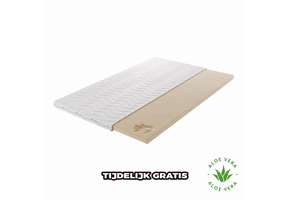 Topmatras Traagschuim - GRATIS Aloë vera tijk - 6 en 8 cm