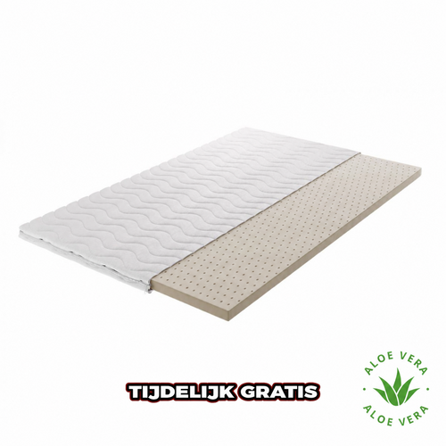 Topmatras Latex - GRATIS Aloë vera tijk - 5 en 7 cm
