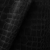 ACTIE Vlakke boxspring 180 x 210 Velvet Croco Zwart | Incl. Croco Voetbord + Luxe Pocketvering boxen + 1x Groot Stevig Pocketmatras tot 120 kg
