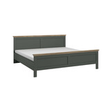 ACTIE Houten bed 180 x 200 Evoke - Groen | Incl. lattenbodem - Zonder Matras