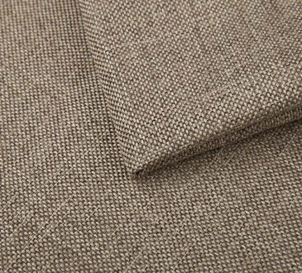 ACTIE Gestoffeerd bed 140 x 200 - Stof Donkerbeige | Coco - Zonder Matras + Hout incl. mechanische veren
