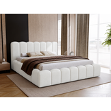ACTIE Bedframe 140 x 200 - Skai Wit | Boris - Zonder Matras & Opbergframe