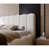 ACTIE Bedframe 140 x 200 - Skai Wit | Boris - Zonder Matras & Opbergframe