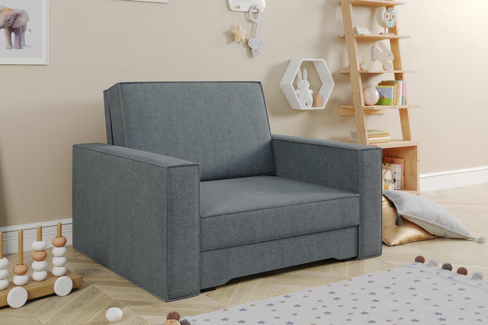 Slaapfauteuil met opbergruimte Athos | B 112 | Compact - 1 persoons