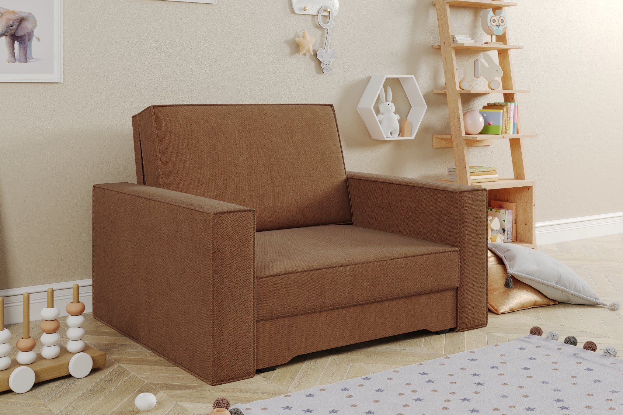 Slaapfauteuil met opbergruimte Athos | B 112 | Compact - 1 persoons