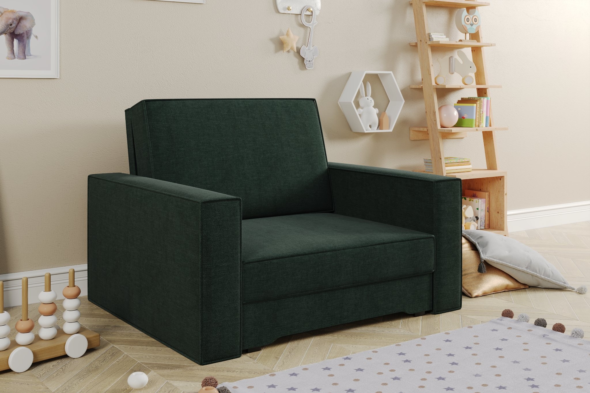 Slaapfauteuil met opbergruimte Athos | B 112 | Compact - 1 persoons