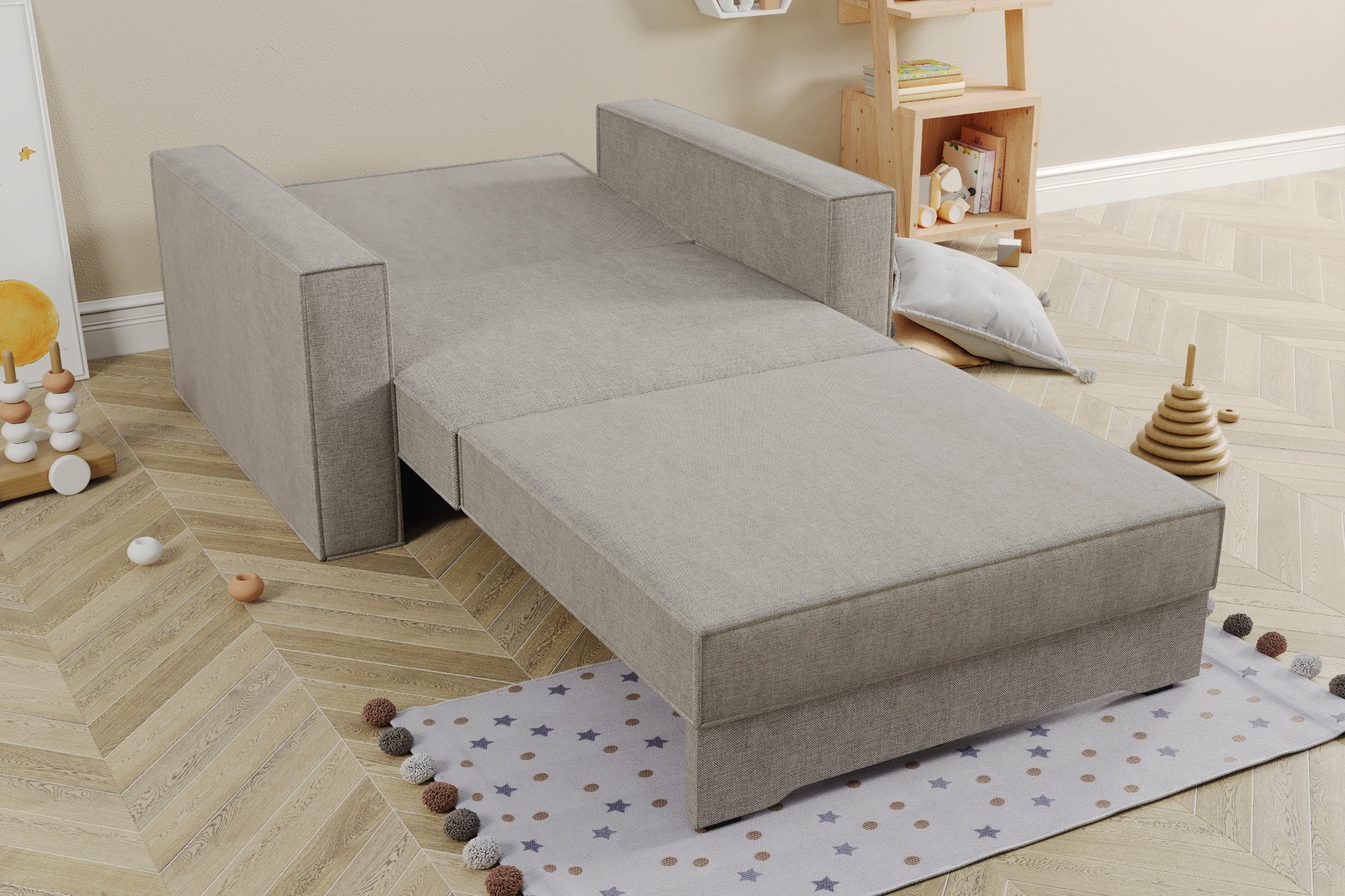 Slaapfauteuil met opbergruimte Athos | B 112 | Compact - 1 persoons