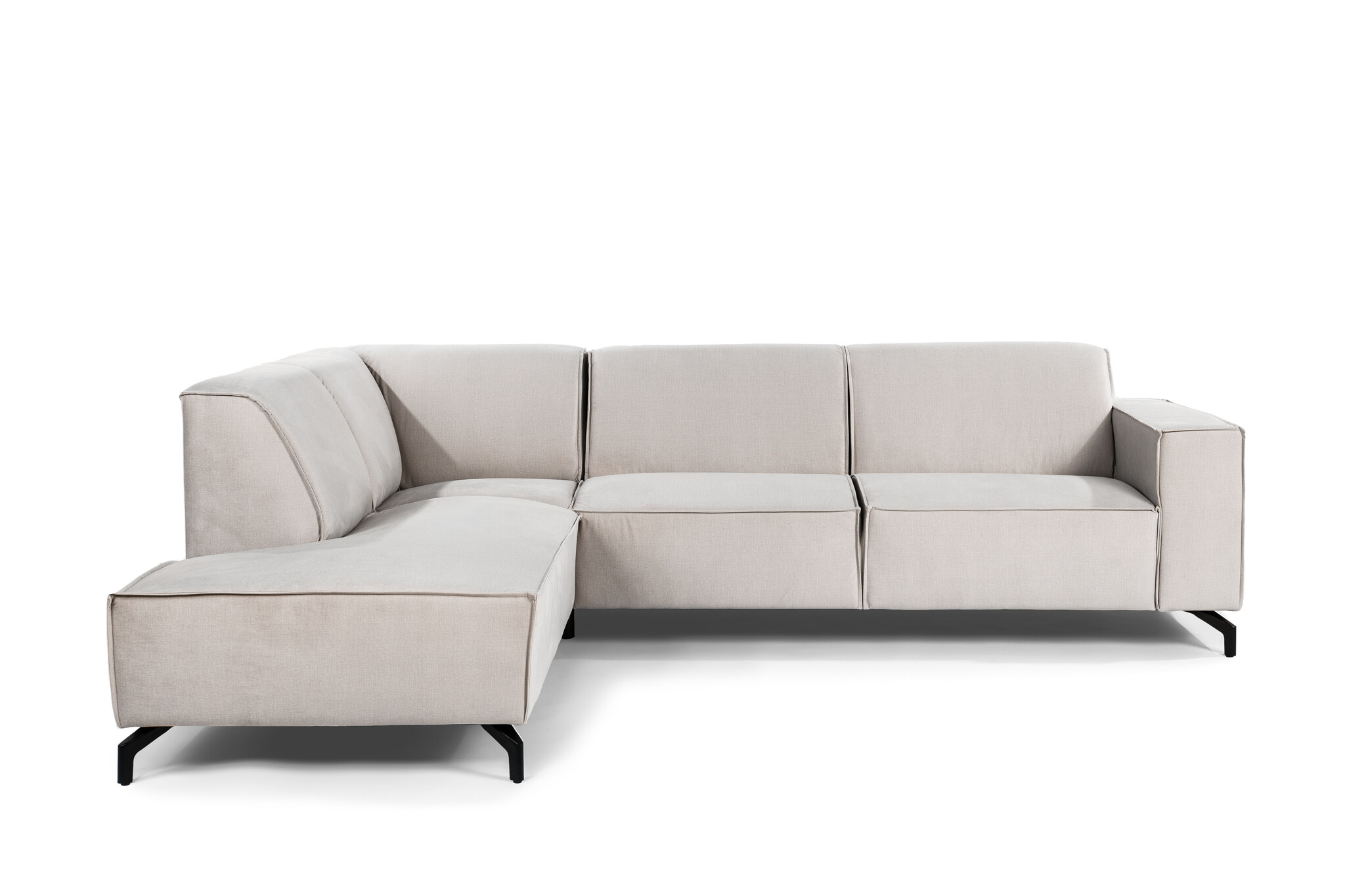 Hoekbank Mara Delux met luxe stoffen en kleuren naar keuze!