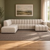 U-bank Sara met luxe stoffen en kleuren naar keuze!