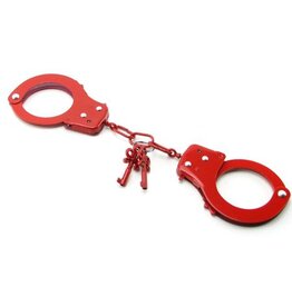 Fetish Fantasy Series METAL HANDCUFFS RED