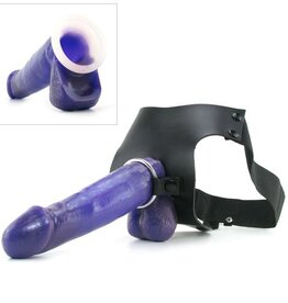 Fetish Fantasy Series PURPLE DELIGHT HOLLOW STRAP-ON