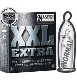 Secura Kondome XXL EXTRA 24 STUKS