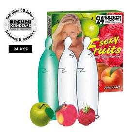 Secura Kondome SEXY FRUITS 24 STUKS