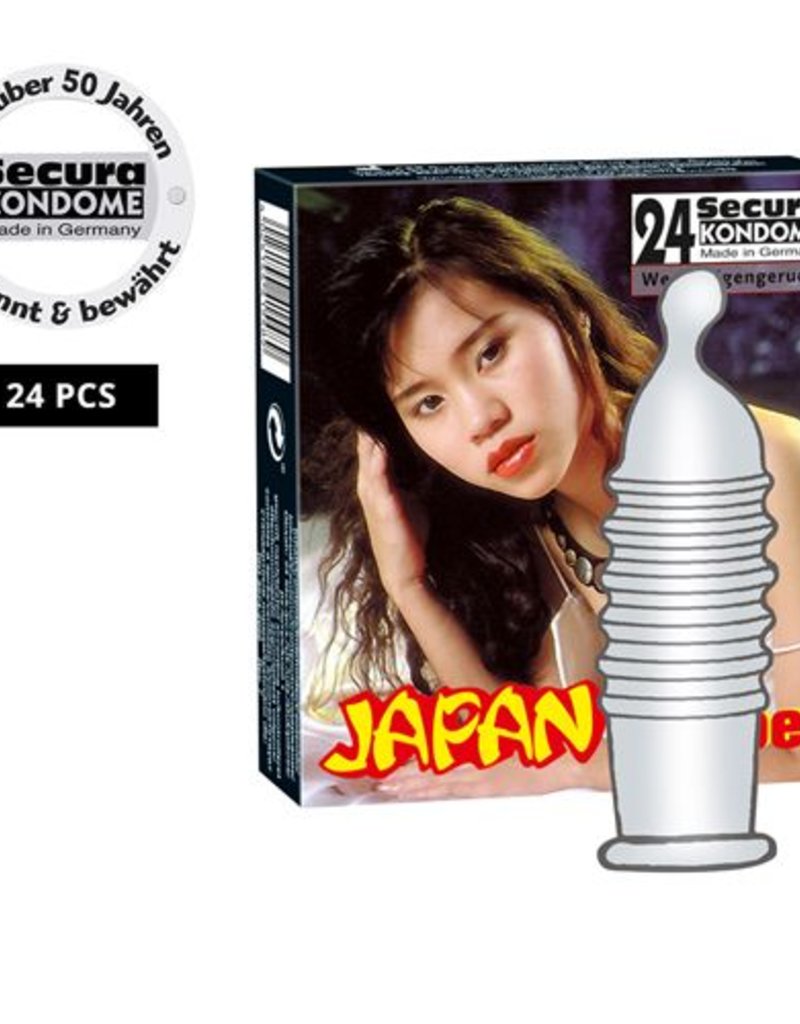 Secura Kondome JAPAN RUBBER 24 STUKS